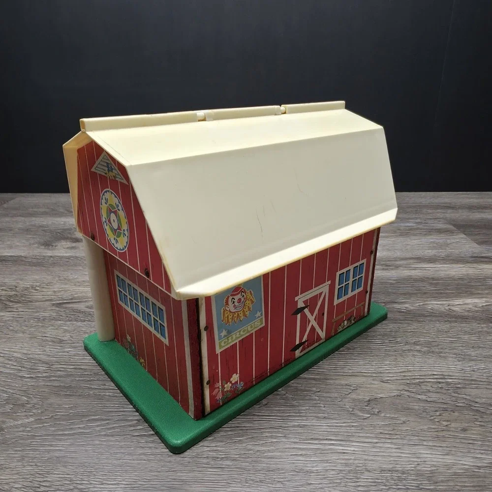 Vintage 1960's FISHER PRICE Play Family Farm - Barn Only